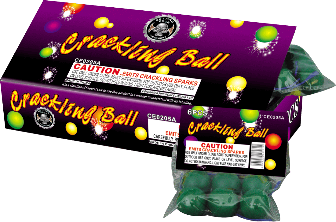 Crackling Balls (Box 12 pks) USAFireworks