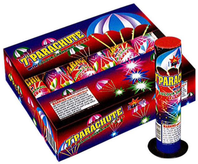 Parachute w/ 7 Color Flare - USA-Fireworks