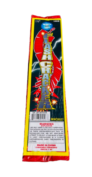 White Hot Firecrackers - Pack of 100