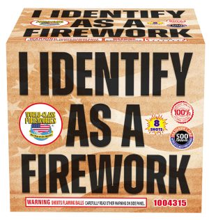 I Identify As A Firework | 8 Shot Cake