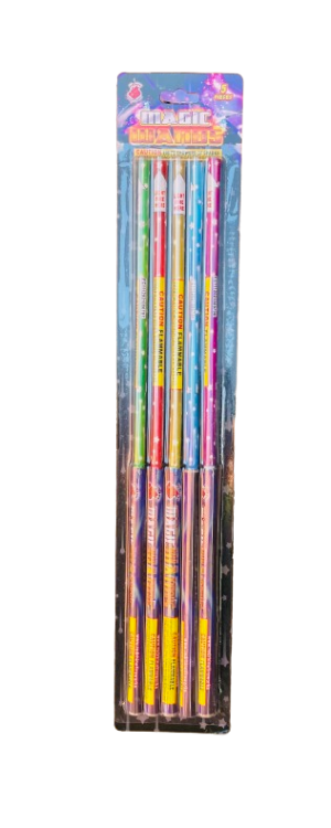 Magic Wands | Single Pack of 5 Sparklers