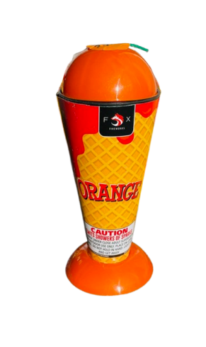 Mini Waffle Cone | Orange