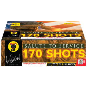 Salute To Service | 170 Shot Zipper Cake
