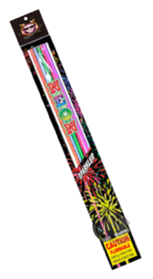 Neon Sparklers | 5 Pack of Sparklers