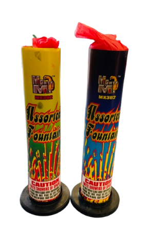 7" Assorted Fountain | 30 Second Fountain - Mighty Max