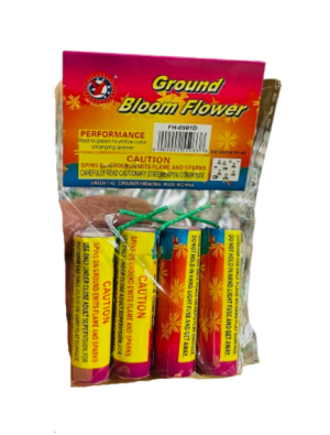 Ground Bloom Flowers | Pack of 4 Ground Spinners